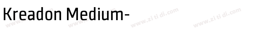 Kreadon Medium字体转换